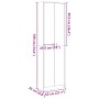 Armario de pasillo madera ingeniería roble Sonoma 55x25x189 cm de , Armarios roperos - Ref: Foro24-3324113, Precio: 105,38 €
