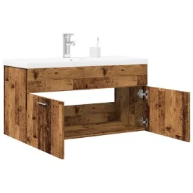 Mueble baño con lavabo integrado madera envejecida von , Badezimmermöbel - Ref: Foro24-3328585, Preis: 217,85 €, Rabatt: %