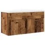Mueble baño con lavabo integrado madera envejecida by , Bathroom furniture - Ref: Foro24-3328585, Price: 217,42 €, Discount: %