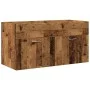 Mueble baño con lavabo integrado madera envejecida by , Bathroom furniture - Ref: Foro24-3328585, Price: 217,42 €, Discount: %