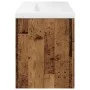 Mueble baño con lavabo integrado madera envejecida by , Bathroom furniture - Ref: Foro24-3328585, Price: 217,42 €, Discount: %