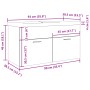 Mueble baño con lavabo integrado madera envejecida von , Badezimmermöbel - Ref: Foro24-3328585, Preis: 234,85 €, Rabatt: %