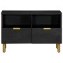 Mueble de TV madera de ingeniería negro 70x33x46 cm von , CD- und DVD-Speicher - Ref: Foro24-4017649, Preis: 89,41 €, Rabatt: %