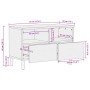 Mueble de TV madera de ingeniería negro 70x33x46 cm von , CD- und DVD-Speicher - Ref: Foro24-4017649, Preis: 89,41 €, Rabatt: %