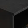 Mesita de noche madera maciza de ingeniería negra 40x33x46 cm de , Mesitas de noche - Ref: Foro24-4017654, Precio: 58,94 €, D...