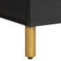 Mesita de noche madera maciza de ingeniería negra 40x33x46 cm by , Nightstands - Ref: Foro24-4017654, Price: 59,73 €, Discoun...