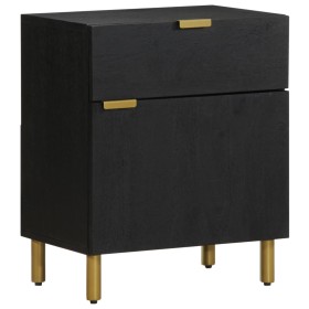 Mesita de noche madera de ingeniería negra 50x33x60 cm by , Nightstands - Ref: Foro24-4017656, Price: 75,81 €, Discount: %