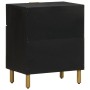 Mesita de noche madera de ingeniería negra 50x33x60 cm by , Nightstands - Ref: Foro24-4017656, Price: 75,81 €, Discount: %