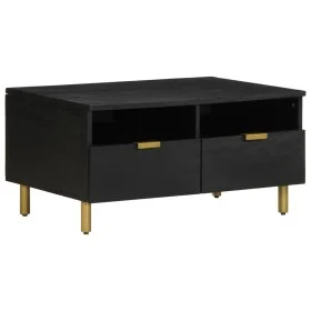 Mesa de centro madera de ingeniería negra 80x54x40 cm by , Coffee table - Ref: Foro24-4017661, Price: 131,55 €, Discount: %