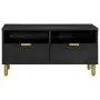 Mesa de centro madera de ingeniería negra 80x54x40 cm de , Mesas de centro - Ref: Foro24-4017661, Precio: 131,54 €, Descuento: %