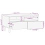 Mesa de centro madera de ingeniería negra 80x54x40 cm de , Mesas de centro - Ref: Foro24-4017661, Precio: 133,14 €