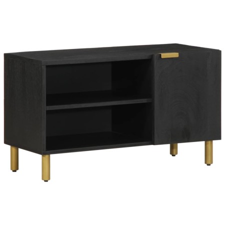 Mueble de TV madera de ingeniería negro 80x33x46 cm von , CD- und DVD-Speicher - Ref: Foro24-4017663, Preis: 82,24 €, Rabatt: %