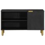 Mueble de TV madera de ingeniería negro 80x33x46 cm von , CD- und DVD-Speicher - Ref: Foro24-4017663, Preis: 82,24 €, Rabatt: %