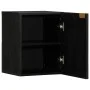 Mueble de baño colgante madera de ingeniería negro 38x33x48 cm by , Bathroom furniture - Ref: Foro24-4017668, Price: 78,57 €,...