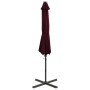 Ampelschirm mit Mast und burgunderroten LED-Leuchten 300 cm von vidaXL, Sonnenschirme - Ref: Foro24-312334, Preis: 191,20 €, ...