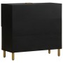 Aparador de madera de ingeniería negro 80x33x75 cm von , CD- und DVD-Speicher - Ref: Foro24-4017675, Preis: 105,94 €, Rabatt: %