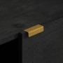 Aparador de madera de ingeniería negro 80x33x75 cm von , CD- und DVD-Speicher - Ref: Foro24-4017675, Preis: 105,94 €, Rabatt: %