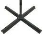 Cantilever parasol with pole and burgundy LED lights 300 cm by vidaXL, Umbrellas - Ref: Foro24-312334, Price: 188,08 €, Disco...