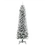 Árbol de Navidad artificial estrecho con nieve PVC y PE 180 cm de , Arboles de navidad - Ref: Foro24-4019687, Precio: 75,93 €