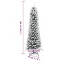 Árbol de Navidad artificial estrecho con nieve PVC y PE 180 cm von , Weihnachtsbäume - Ref: Foro24-4019687, Preis: 75,93 €, R...