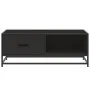 Mesa de centro de madera ingeniería y metal negro 90x57x35 cm by , Coffee table - Ref: Foro24-848754, Price: 69,03 €, Discoun...
