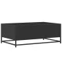 Mesa de centro de madera ingeniería y metal negro 90x57x35 cm by , Coffee table - Ref: Foro24-848754, Price: 69,03 €, Discoun...
