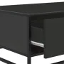 Mesa de centro de madera ingeniería y metal negro 90x57x35 cm by , Coffee table - Ref: Foro24-848754, Price: 69,03 €, Discoun...