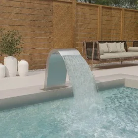 Fuente de piscina de acero inoxidable 304 50x30x60 cm de vidaXL, Fuentes y cascadas - Ref: Foro24-148880, Precio: 251,12 €, D...