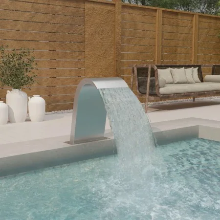 Poolbrunnen aus Edelstahl 304, 50 x 30 x 60 cm von vidaXL, Brunnen und Wasserfälle - Ref: Foro24-148880, Preis: 251,60 €, Rab...
