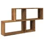 Estante de pared madera de ingeniería envejecida 100x18x53 cm de , Estantes y estanterías - Ref: Foro24-856592, Precio: 37,99...