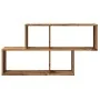 Estante de pared madera de ingeniería envejecida 100x18x53 cm de , Estantes y estanterías - Ref: Foro24-856592, Precio: 37,99...