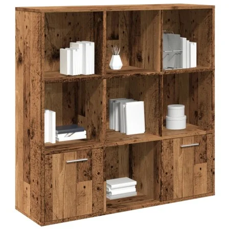 Estantería de madera de ingeniería envejecida 98x29x97,5 cm by , Bookcases and shelves - Ref: Foro24-855966, Price: 90,11 €, ...