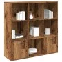 Estantería de madera de ingeniería envejecida 98x29x97,5 cm by , Bookcases and shelves - Ref: Foro24-855966, Price: 90,11 €, ...