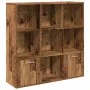 Estantería de madera de ingeniería envejecida 98x29x97,5 cm by , Bookcases and shelves - Ref: Foro24-855966, Price: 90,11 €, ...