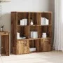 Estantería de madera de ingeniería envejecida 98x29x97,5 cm by , Bookcases and shelves - Ref: Foro24-855966, Price: 90,11 €, ...