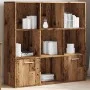 Estantería de madera de ingeniería envejecida 98x29x97,5 cm by , Bookcases and shelves - Ref: Foro24-855966, Price: 90,11 €, ...