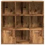 Estantería de madera de ingeniería envejecida 98x29x97,5 cm by , Bookcases and shelves - Ref: Foro24-855966, Price: 90,11 €, ...