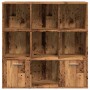 Estantería de madera de ingeniería envejecida 98x29x97,5 cm von , Bücherregale und Regale - Ref: Foro24-855966, Preis: 93,61 ...