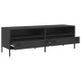 Mueble para TV acero laminado en frío negro 135x39x43,5 cm von , TV-Möbel - Ref: Foro24-851334, Preis: 127,98 €, Rabatt: %