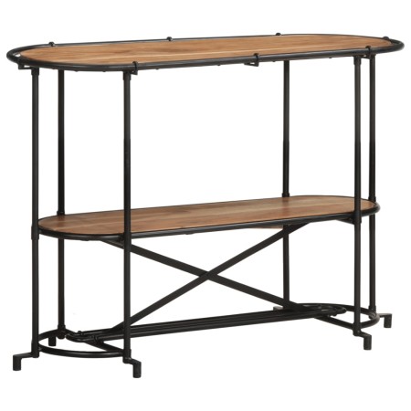 Mesa consola madera maciza de acacia 110x42x76 cm by , Side tables - Ref: Foro24-4013501, Price: 98,05 €, Discount: %