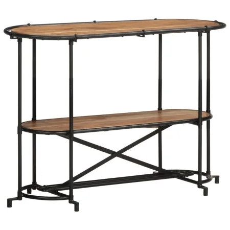 Mesa consola madera maciza de acacia 110x42x76 cm by , Side tables - Ref: Foro24-4013501, Price: 114,32 €, Discount: %
