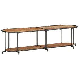 Mueble de TV madera maciza de acacia 160x42x40 cm by , CD and DVD storage - Ref: Foro24-4013492, Price: 114,83 €, Discount: %