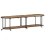 Mueble de TV madera maciza de acacia 160x42x40 cm de , Almacenamiento para CD y DVD - Ref: Foro24-4013492, Precio: 114,83 €, ...