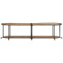 Mueble de TV madera maciza de acacia 160x42x40 cm de , Almacenamiento para CD y DVD - Ref: Foro24-4013492, Precio: 98,52 €, D...