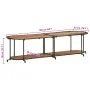 Mueble de TV madera maciza de acacia 160x42x40 cm de , Almacenamiento para CD y DVD - Ref: Foro24-4013492, Precio: 114,83 €, ...
