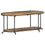 Mueble de TV madera maciza reciclada 100x42x40 cm by , CD and DVD storage - Ref: Foro24-4013490, Price: 68,51 €, Discount: %