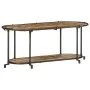 Mueble de TV madera maciza reciclada 100x42x40 cm by , CD and DVD storage - Ref: Foro24-4013490, Price: 79,93 €, Discount: %