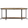 Mueble de TV madera maciza reciclada 100x42x40 cm by , CD and DVD storage - Ref: Foro24-4013490, Price: 68,51 €, Discount: %