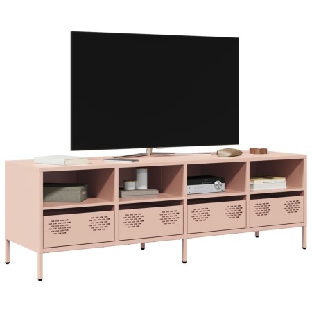 Mueble para TV acero laminado en frío rosa 135x39x43,5 cm von , TV-Möbel - Ref: Foro24-851329, Preis: 117,41 €, Rabatt: %