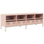 Mueble para TV acero laminado en frío rosa 135x39x43,5 cm von , TV-Möbel - Ref: Foro24-851329, Preis: 117,41 €, Rabatt: %